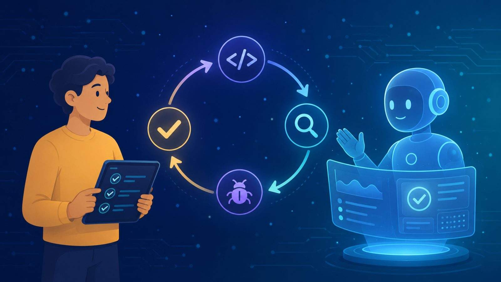 Human in the Loop (HITL) trong phát triển phần mềm – Vai trò không thể thay thế của QA/QC 🤝🤖